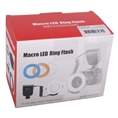 StudioKing Makro LED Ringlampe mit Blitz RL-130