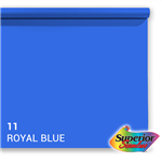f Superior Hintergrund Papier 11 Royal Blue Chroma Key 1,35 x 11m