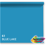 f Superior Hintergrund Papier 61 Blue Lake 1,35 x 11m