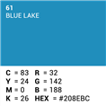 Superior Hintergrund Papier 61 Blue Lake 2,72 x 11m