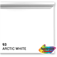 Superior Hintergrund Papier 93 Arctic White 2,72 x 11m mit kostenlosem Gaffer Tape