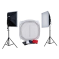 Falcon Eyes Produktfoto- Set mit 75x75x75 Aufnahmezelt und Beleuchtung 1600W