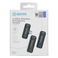 Boya 2.4 Ghz Krawatten-Mikrofon Drahtlos BY-WM3T2-U2 für USB-C