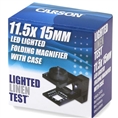 Carson Fadenzähler Faltbar mit LED 11,5x15mm