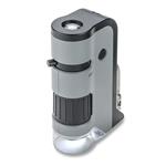 f Carson Handmikroskop MP-250 MicroFlip 100-200x mit Smartphone-Adapter