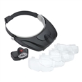 Carson Kopflupe PRO Series MagniVisor Deluxe mit LED und 4 Linsen