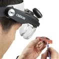 Carson Kopflupe PRO Series MagniVisor Deluxe mit LED und 4 Linsen