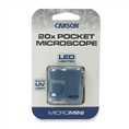 Carson Taschenmikroskop MicroMini 20x Blau
