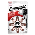 Energizer Hörgeräte-Batterie Format 312 130mAh (6x 8 Stück)
