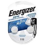 f Energizer Ultimate Lithium Knopfzellen-Batterie 3V CR2016 (10x 2 Stück)