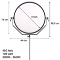 Falcon Eyes Bi-Color LED Lampe Sophiez SO-108TDX auf 230V