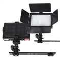 Falcon Eyes LED Lampe Set Dimmbar DV-160V-K2 inkl. Akku