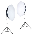 Falcon Eyes Produktfoto- Set mit 120x120x120 Aufnahmezelt und Beleuchtung 2200W