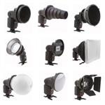 f Falcon Eyes Universelles Speedlite Kamerablitz Strobist Set SGA-K9