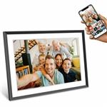 f Frameo Digitaler Fotorahmen HF-109T Schwarz 10.1 Inch mit FrameGlow