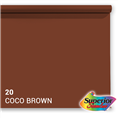 Superior Hintergrund Papier 20 Coco Brown 2,72 x 11m