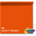 Superior Hintergrund Papier 39 Bright Orange 1,35 x 11m