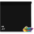 Superior Hintergrund Papier 44 Jet Schwarz  1,35 x 11m