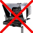 StudioKing Teleprompter Autocue TEP01 für Smartphones