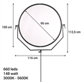 Falcon Eyes Bi-Color LED Lampe Sophiez SO-148TDX auf 230V