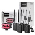 Saramonic Doppeltes Mikrofon-Set Drahtlos SR-WM4C VHF mit Audiomixer AX100