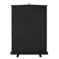 StudioKing Roll-Up Hintergrundschirm FB-150200FB 150x200 cm Schwarz