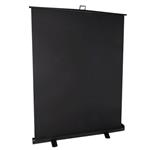 f StudioKing Roll-Up Hintergrundschirm FB-150200FB 150x200 cm Schwarz