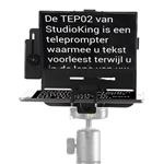 f StudioKing Teleprompter Autocue TEP02 für Tablets