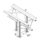 f Studioking Truss T-Kreuz 90 Grad 3-Weg Scheitelpunkt Oben Unten