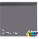 f Superior Hintergrund Papier 04 Neutral Grey 1,35 x 11m