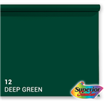 f Superior Hintergrund Papier 12 Deep Green 1,35 x 11m