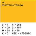 Superior Hintergrund Papier 14 Forsythia Yellow 1,35 x 11m