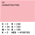 Superior Hintergrund Papier 17 Carnation Pink 1,35 x 11m