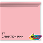 f Superior Hintergrund Papier 17 Carnation Pink 1,35 x 11m