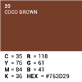 Superior Hintergrund Papier 20 Coco Brown 2,72 x 11m