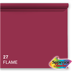 f Superior Hintergrund Papier 27 Flame 1,35 x 11m