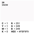 Superior Hintergrund Papier 28 Snow 2,72 x 11m