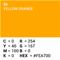 Superior Hintergrund Papier 35 Yellow-Orange 1,35 x 11m