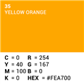 Superior Hintergrund Papier 35 Yellow-Orange 2,72 x 11m