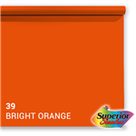 f Superior Hintergrund Papier 39 Bright Orange 1,35 x 11m
