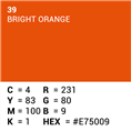 Superior Hintergrund Papier 39 Bright Orange 2,72 x 11m