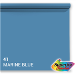 f Superior Hintergrund Papier 41 Marine Blue 1,35 x 11m
