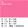 Superior Hintergrund Papier 49 Mardi Gras 1,35 x 11m