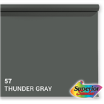 f Superior Hintergrund Papier 57 Thunder Grey 1,35 x 11m