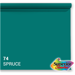 f Superior Hintergrund Papier 74 Spruce 1,35 x 11m