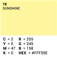 Superior Hintergrund Papier 78 Sunshine 1,35 x 11m