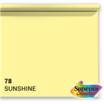 f Superior Hintergrund Papier 78 Sunshine 1,35 x 11m