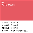 Superior Hintergrund Papier 91 Watermelon 1,35 x 11m