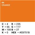 Superior Hintergrund Papier 94 Orange 1,35 x 11m