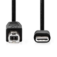 USB Kabel 2m USB-C zum USB-B